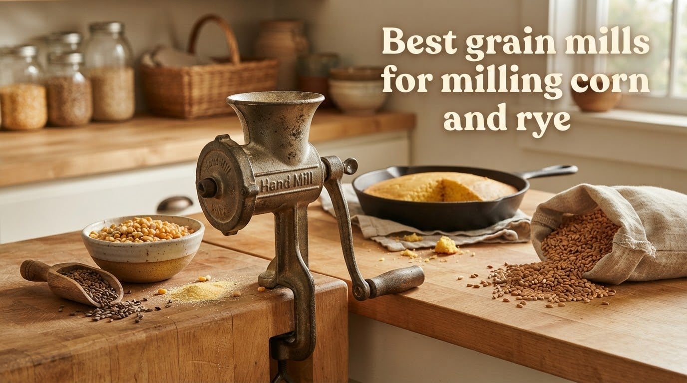 Best grain mills for milling corn and rye