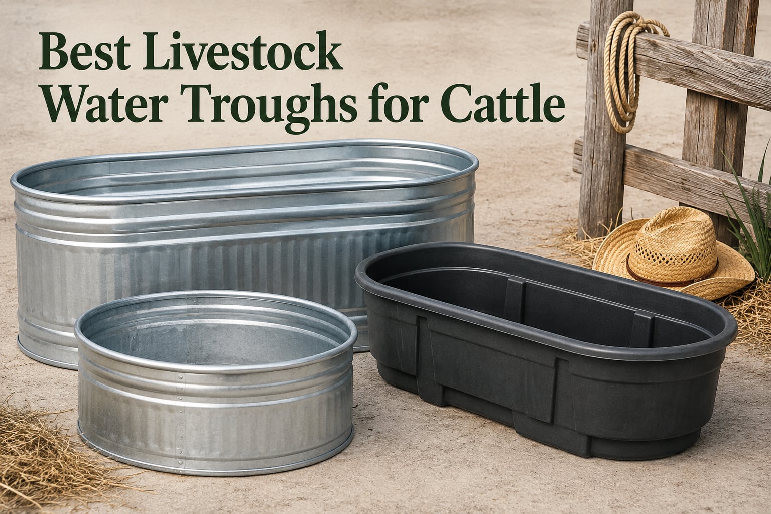 Best Livestock Water Troughs for Cattle