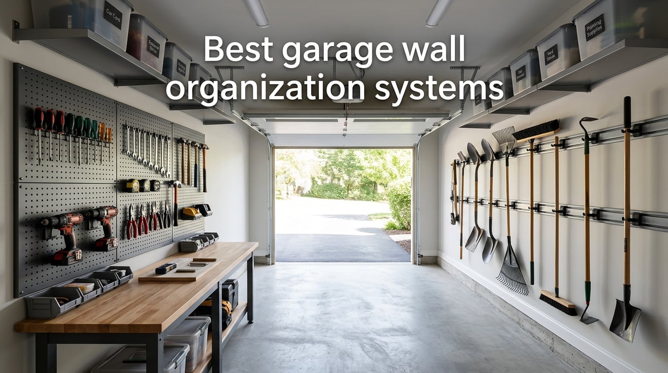 Best garage wall organization systems