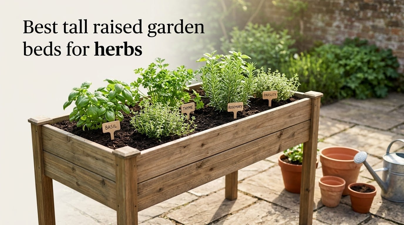Best tall raised garden beds for herbs