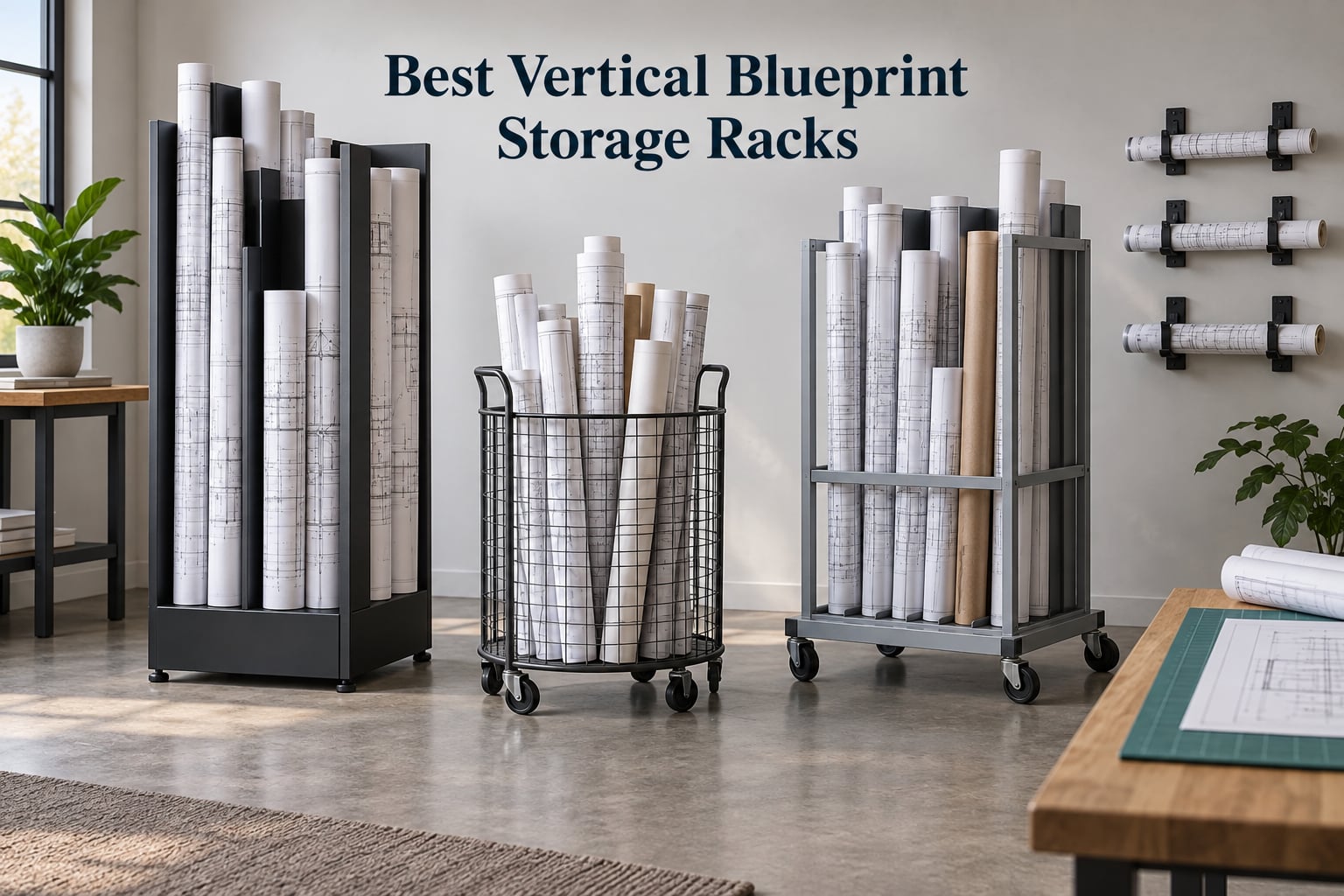 Best Vertical Blueprint Storage Racks