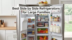 Best Side by Side Refrigerators for Large Families