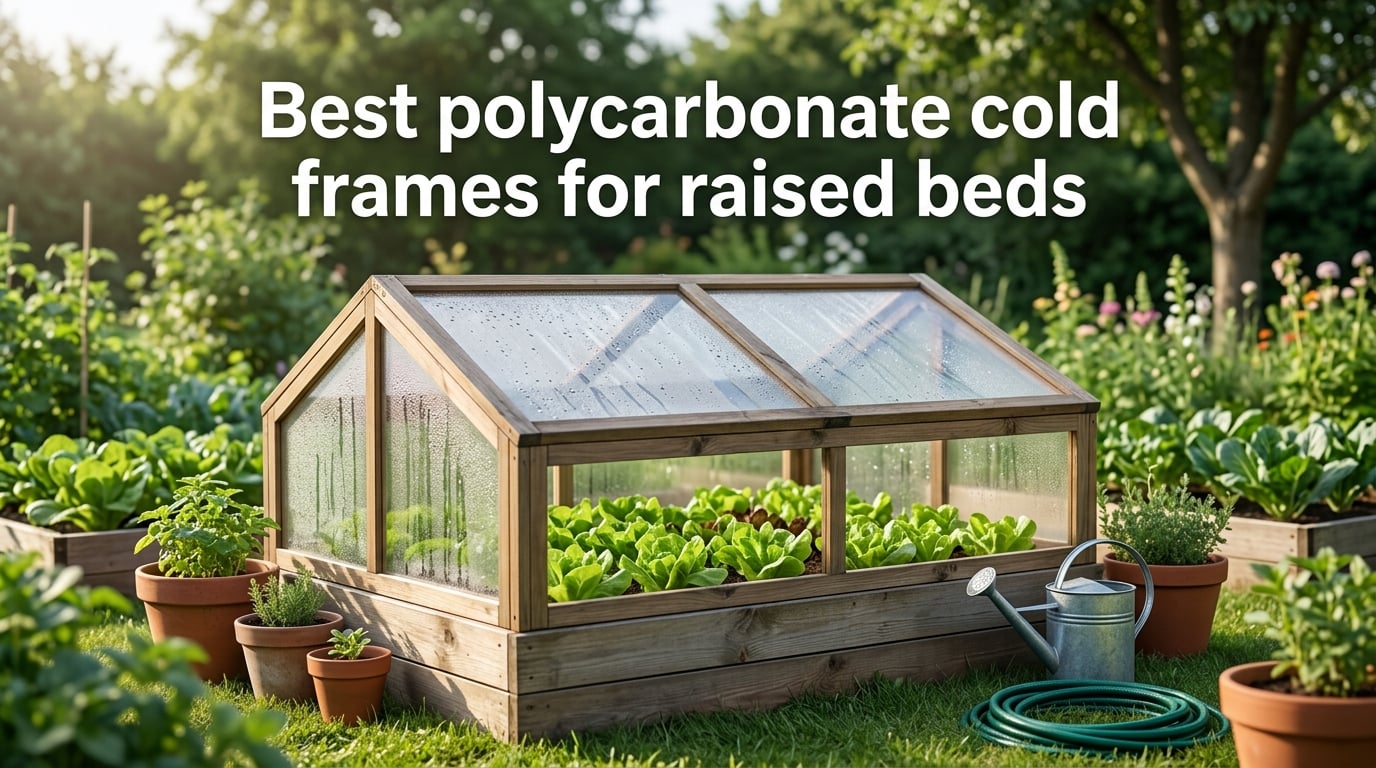 Best polycarbonate cold frames for raised beds