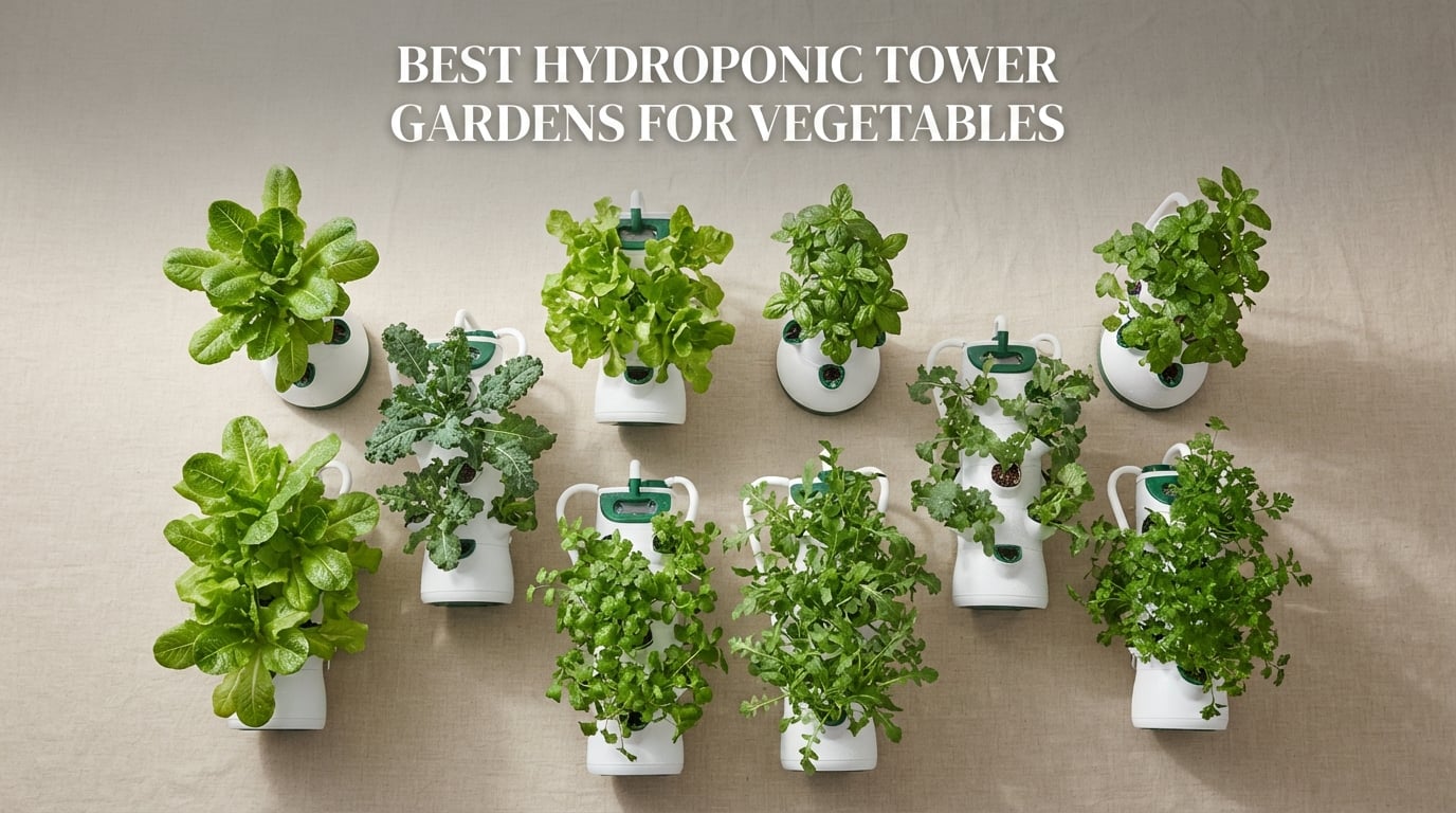 Best hydroponic tower gardens for vegetables