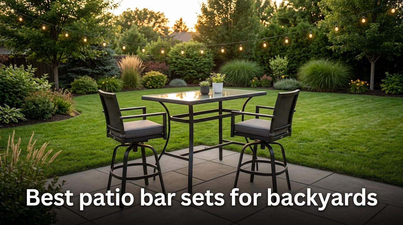 Best patio bar sets for backyards