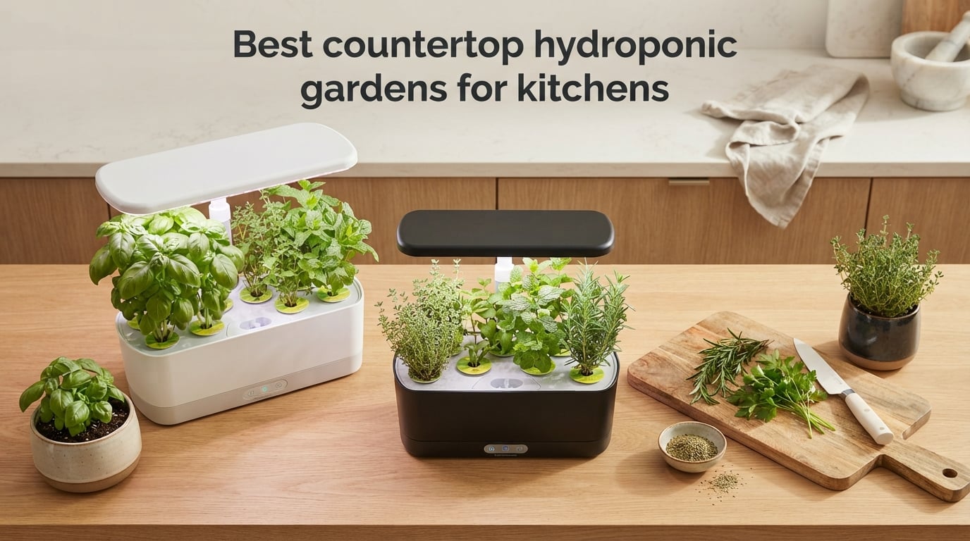 Best countertop hydroponic gardens for kitchens
