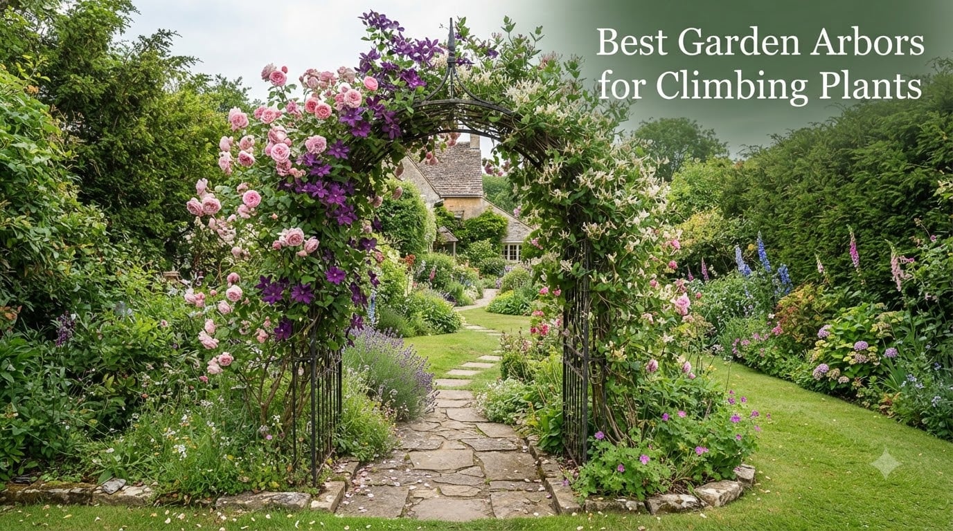 Best Garden Arbors for Climbing Plants