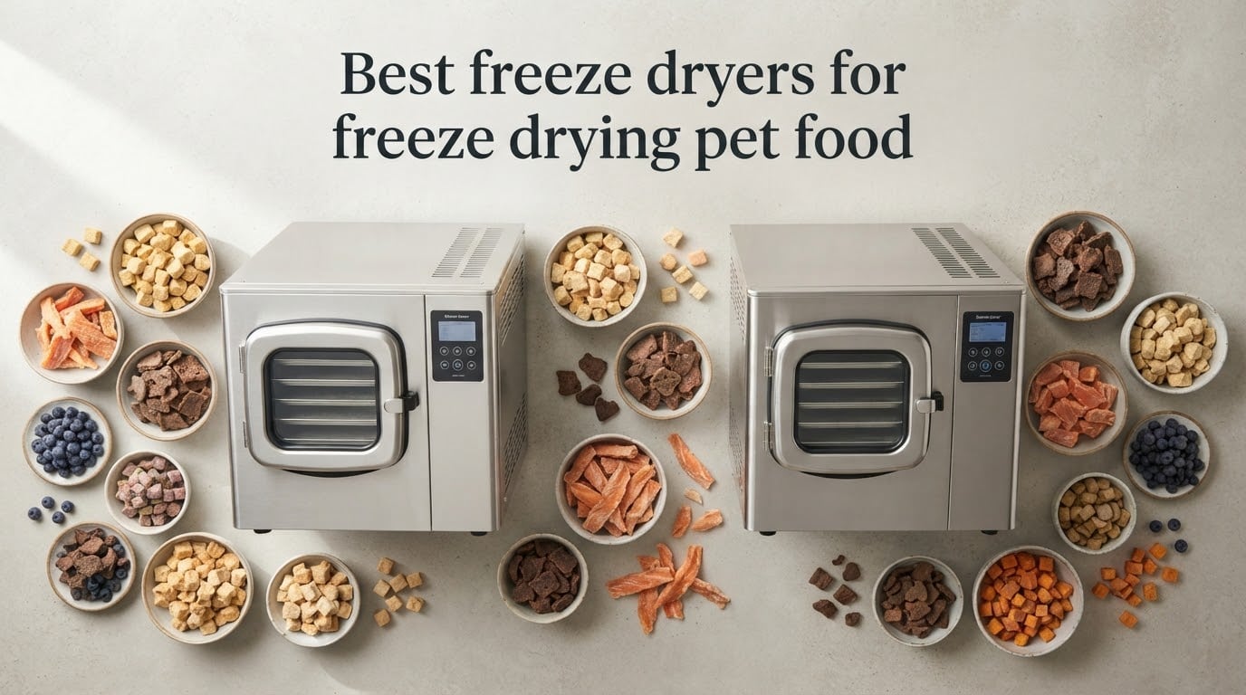 Best freeze dryers for freeze drying pet food