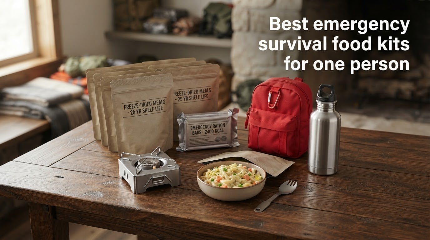 Best emergency survival food kits for one person