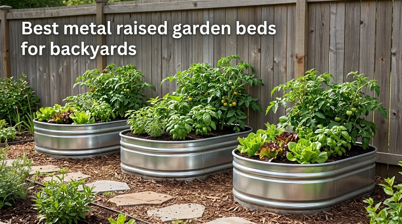 Best metal raised garden beds for backyards