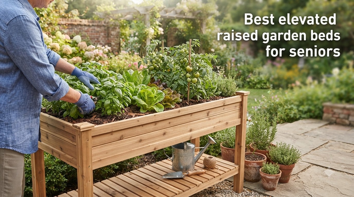 Best elevated raised garden beds for seniors