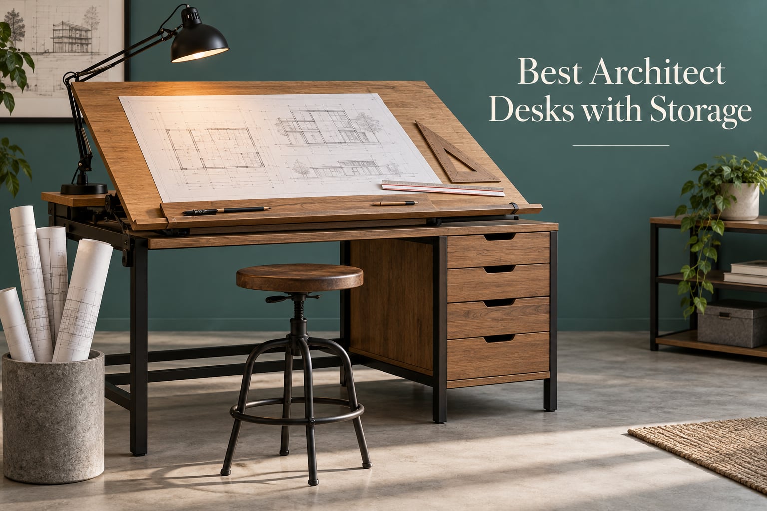 Best Architect Desks with Storage