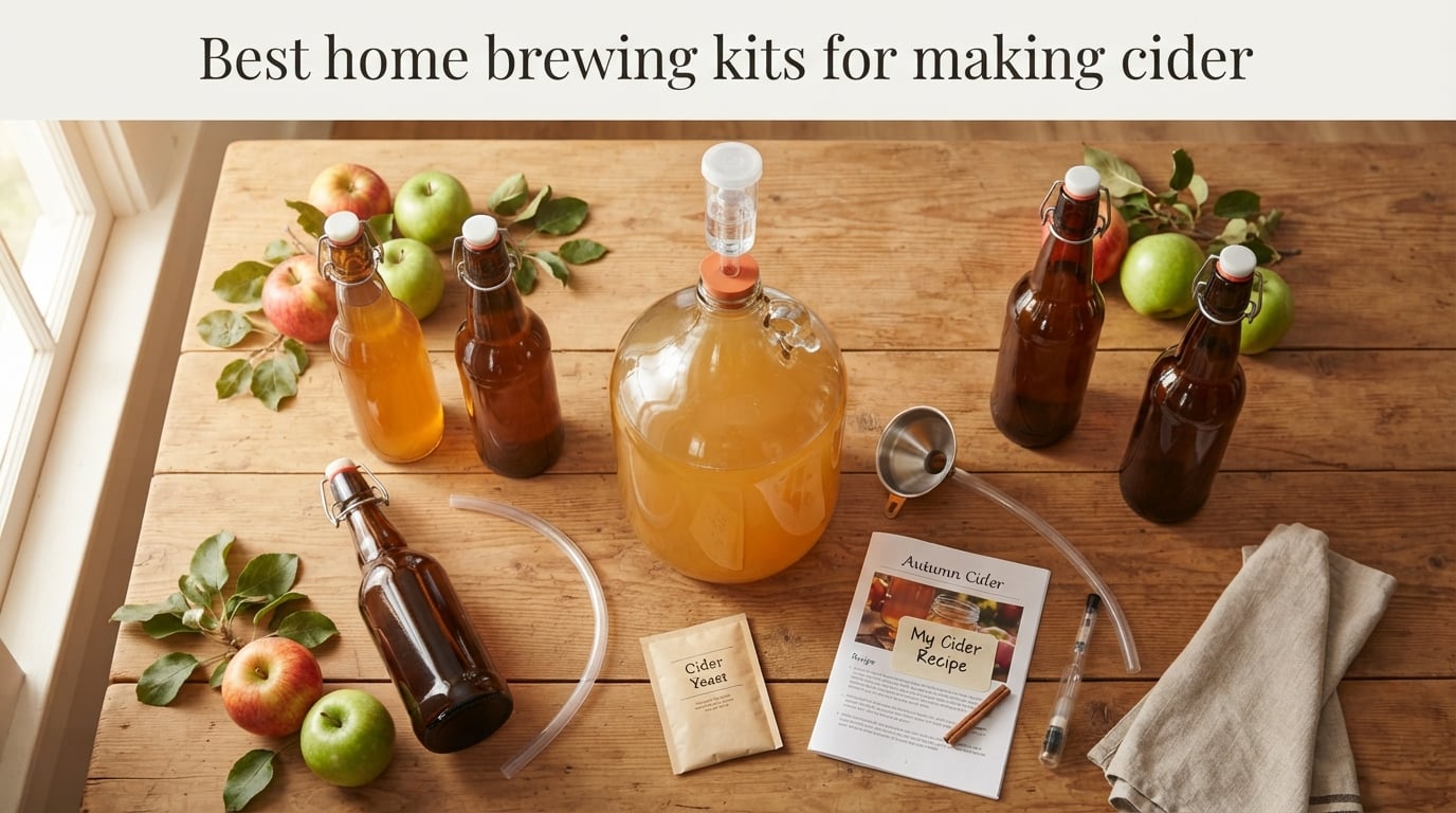 Best home brewing kits for making cider