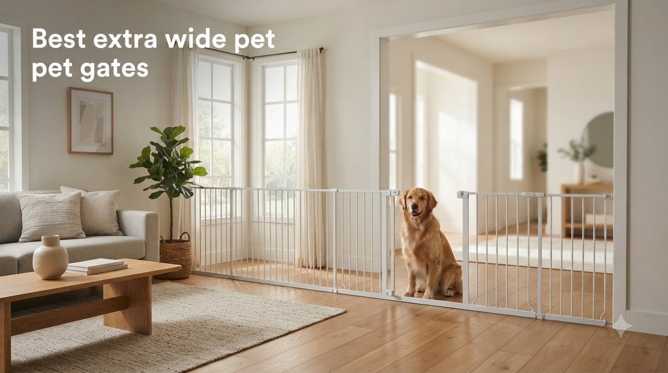 Best extra wide pet gates
