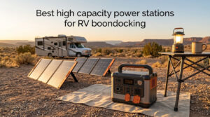 Best high capacity power stations for RV boondocking