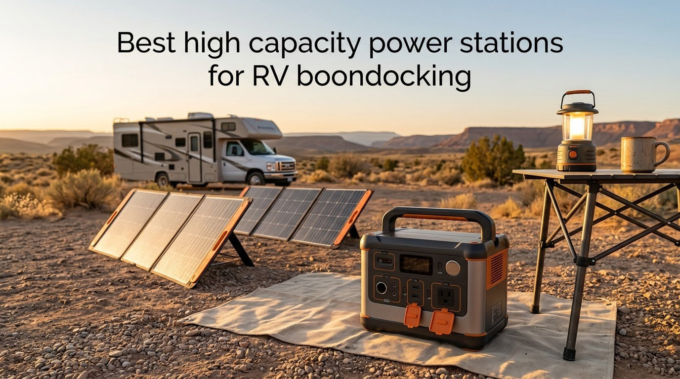 Best high capacity power stations for RV boondocking