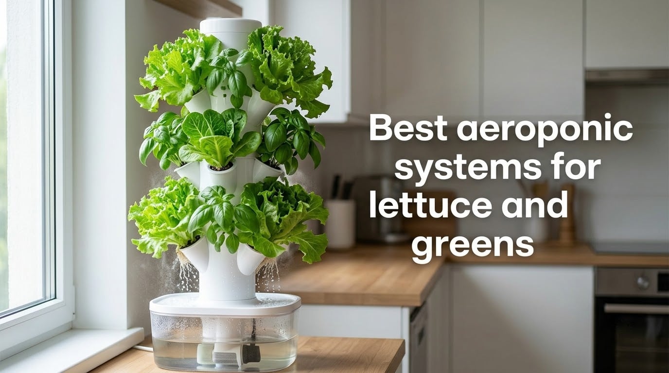Best aeroponic systems for lettuce and greens