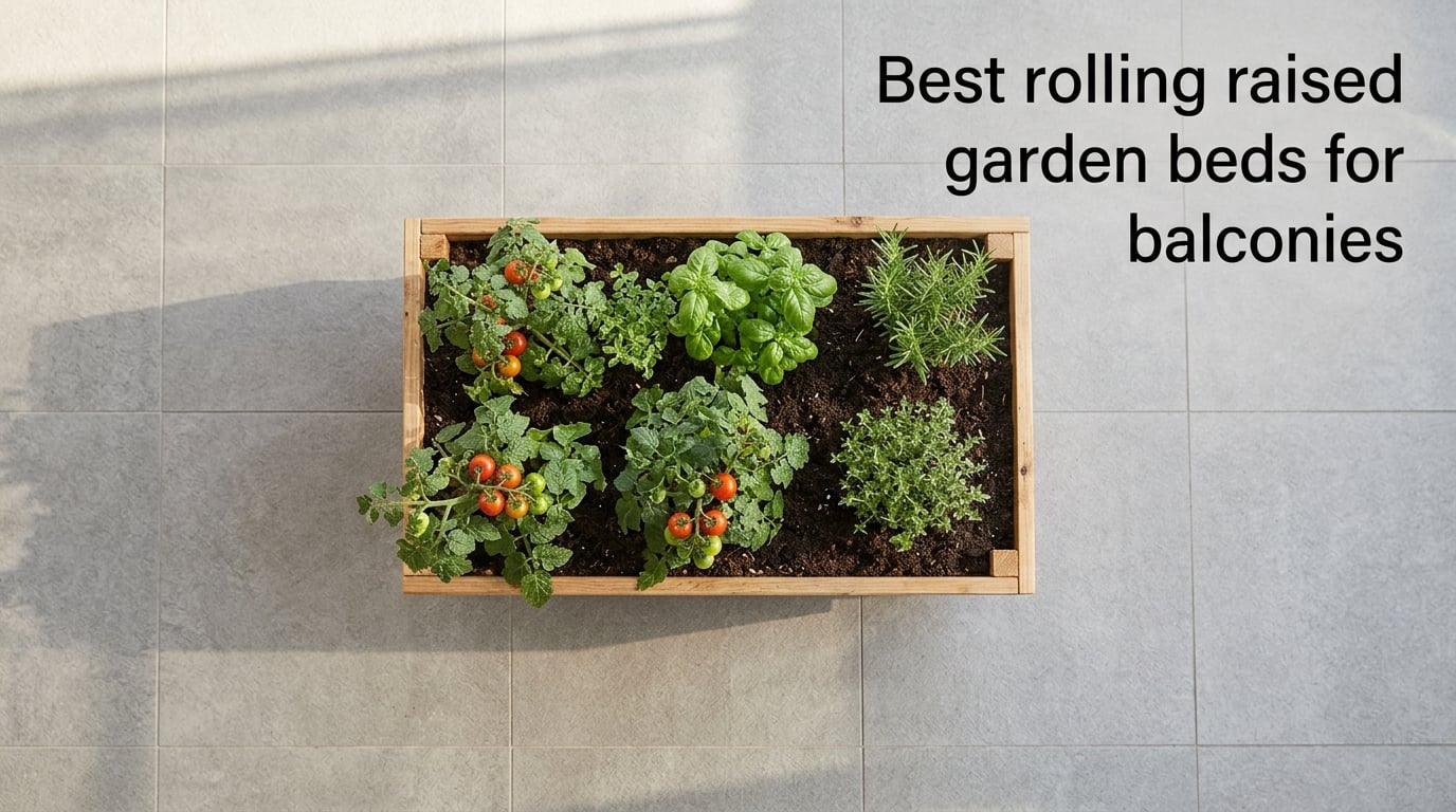 Best rolling raised garden beds for balconies