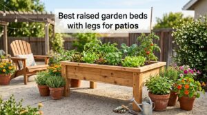Best raised garden beds with legs for patios