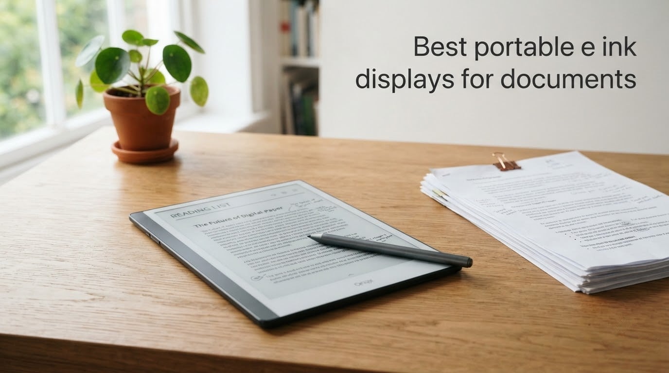 Best portable e ink displays for documents