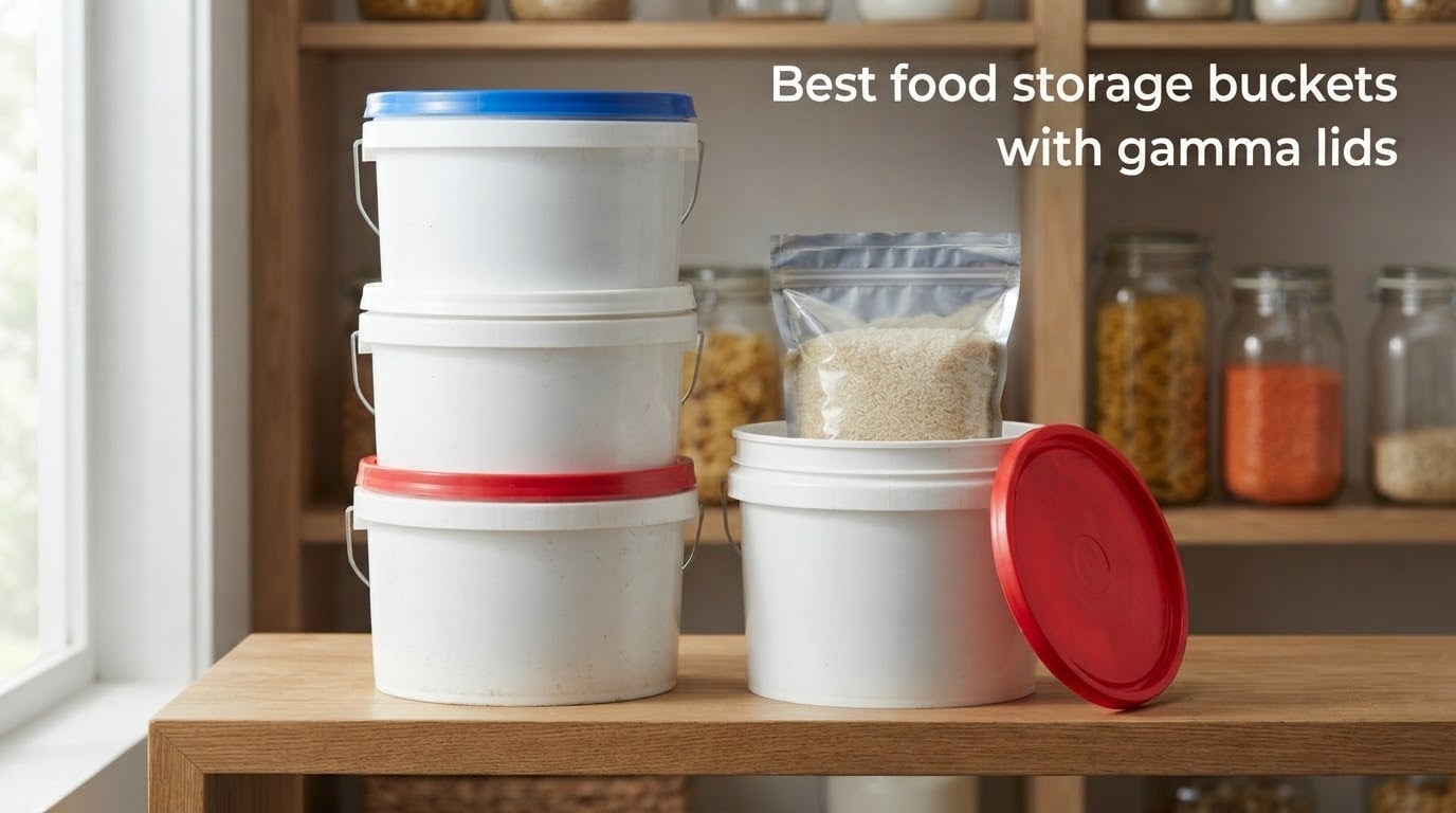 Best food storage buckets with gamma lids