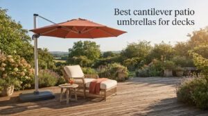 Best cantilever patio umbrellas for decks