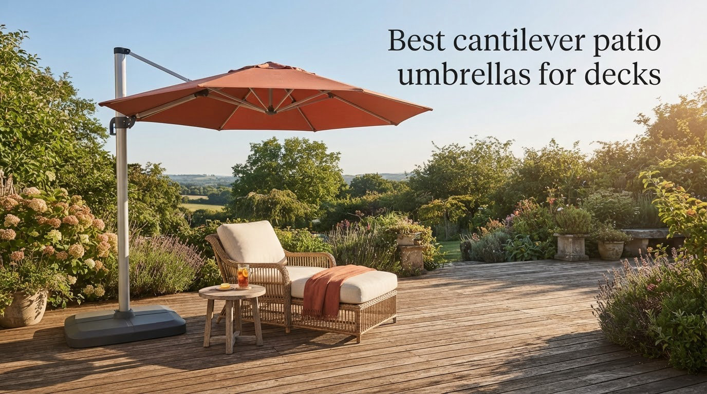 Best cantilever patio umbrellas for decks