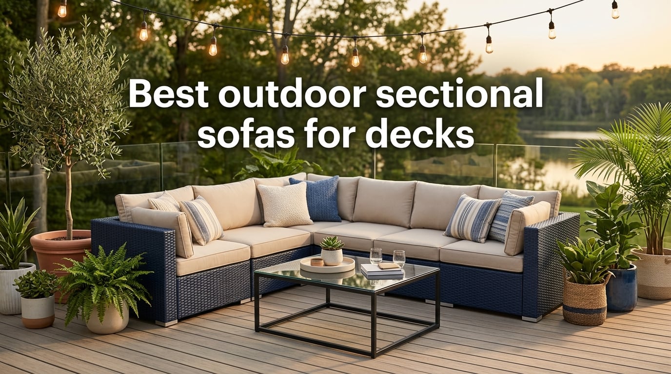 Best outdoor sectional sofas for decks