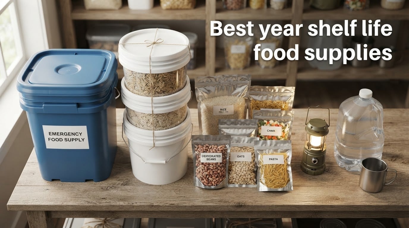 Best 25 year shelf life food supplies