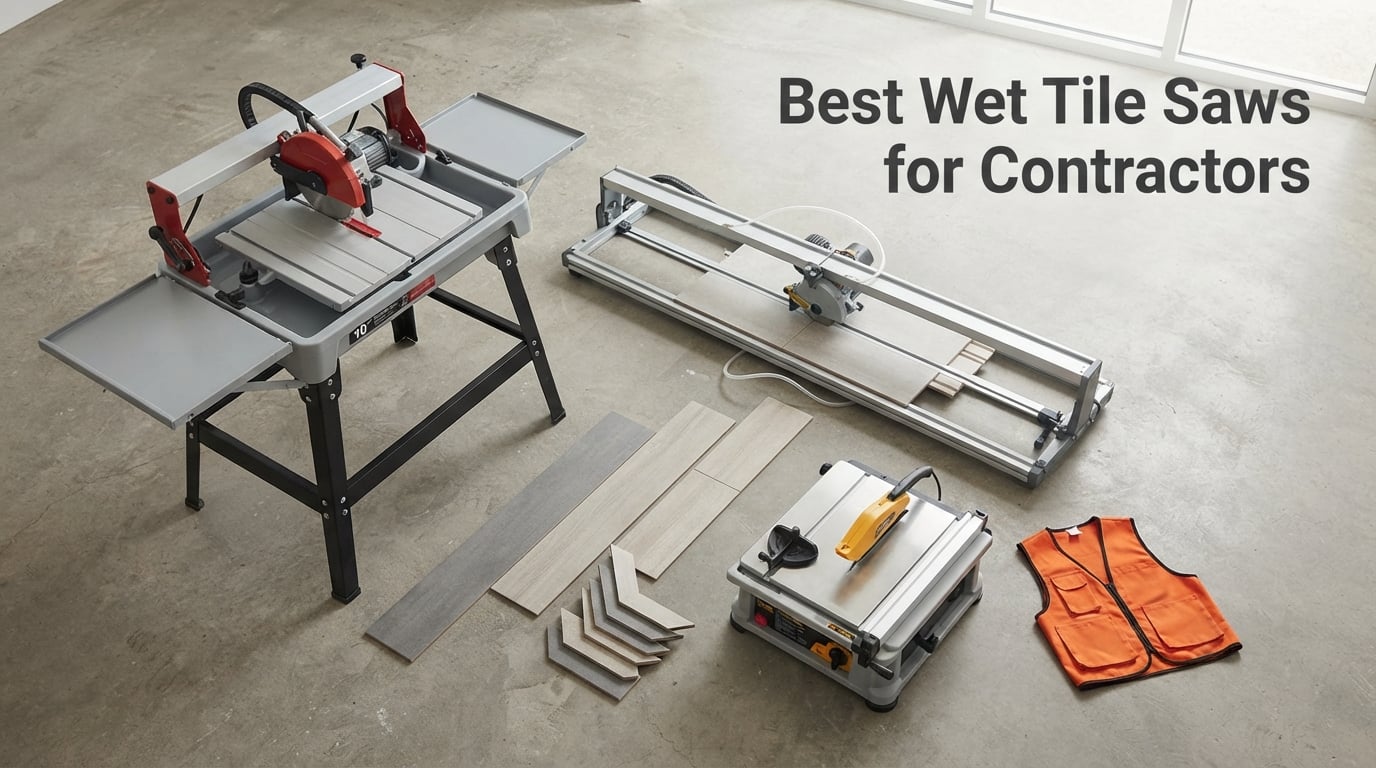 Best Wet Tile Saws for Contractors