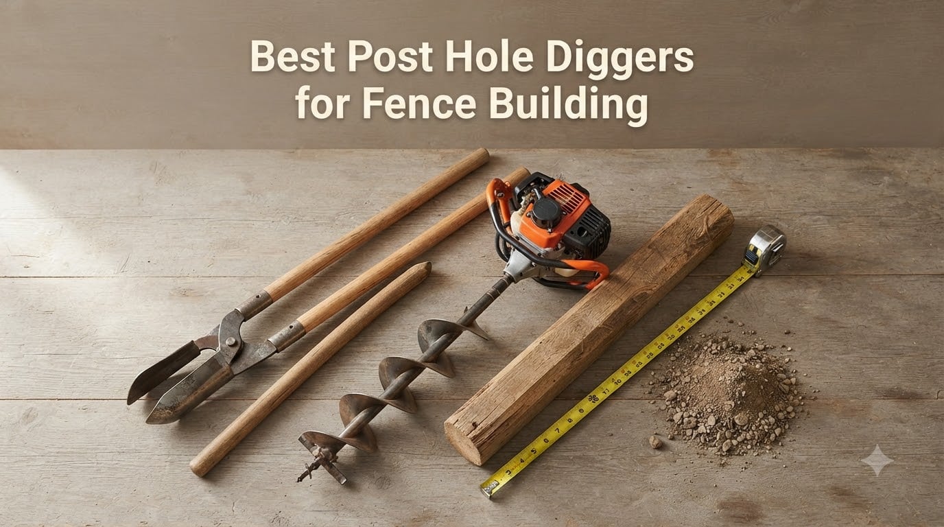 Best Post Hole Diggers for Fence Building