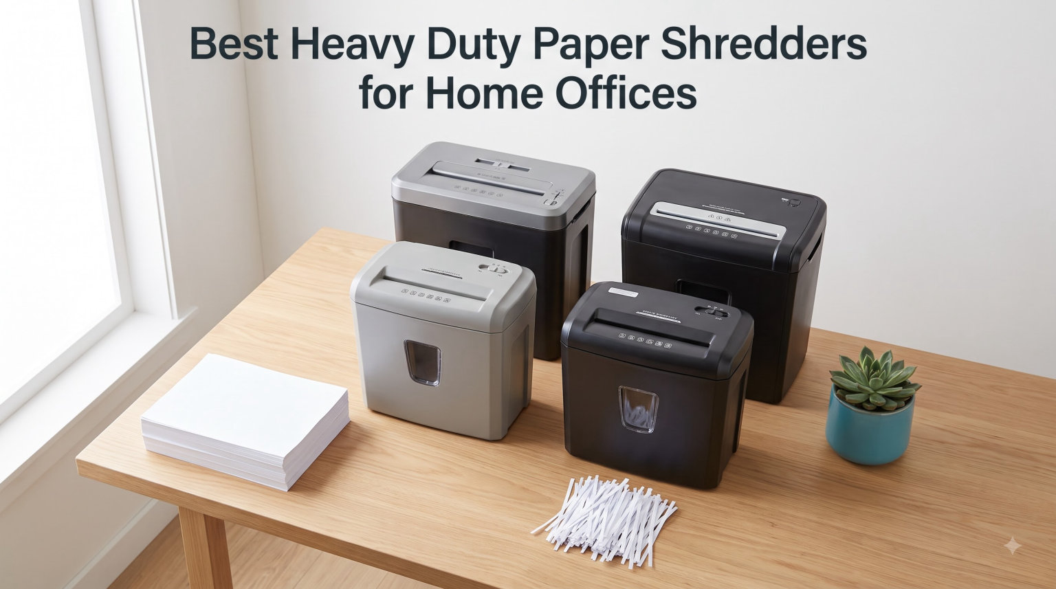 Best Heavy Duty Paper Shredders for Home Offices