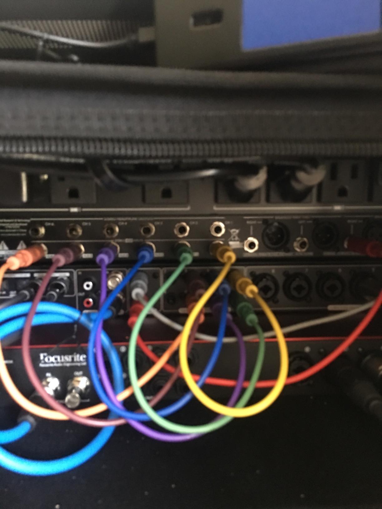 Hosa CSS-830 Balanced Patch Cables, 1/4 Inch TRS to Same, 1 Foot customer photo 2