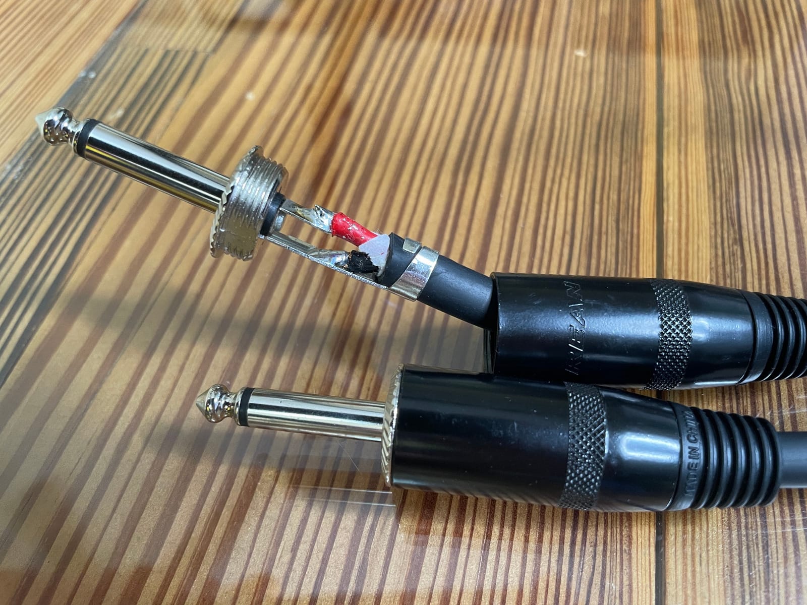 Hosa SKJ-430 Pro Speaker Cable - 1/4 inch TS to 1/4 inch TS - 30 foot customer photo 2
