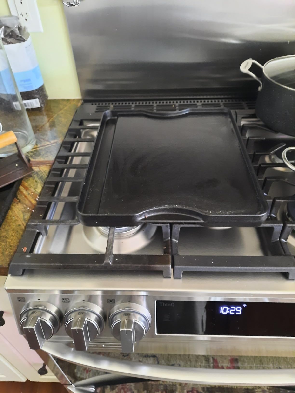 Camp Chef Cast Iron Griddle - 14 x 16, Non-Stick Grill/Griddle Sides customer photo 1