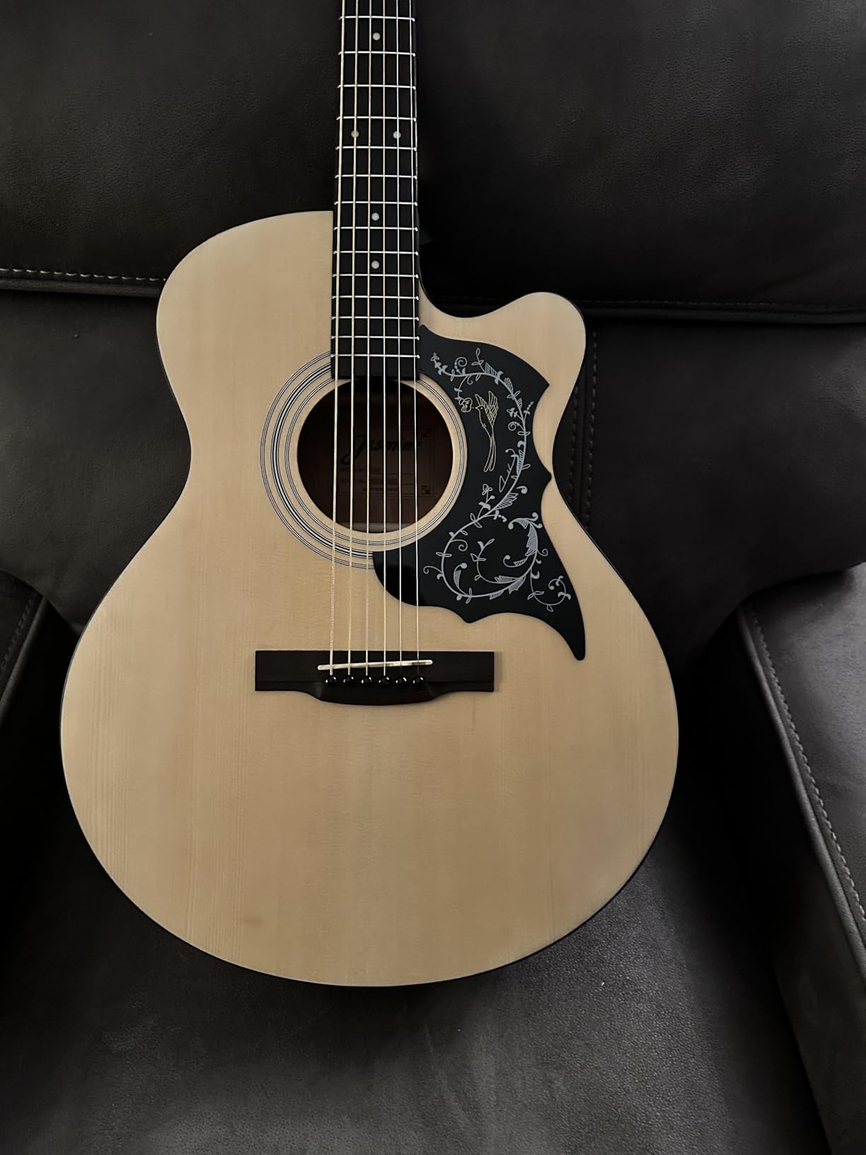 Jasmine S34C Orchestra Cutaway Acoustic Guitar Natural customer photo 1