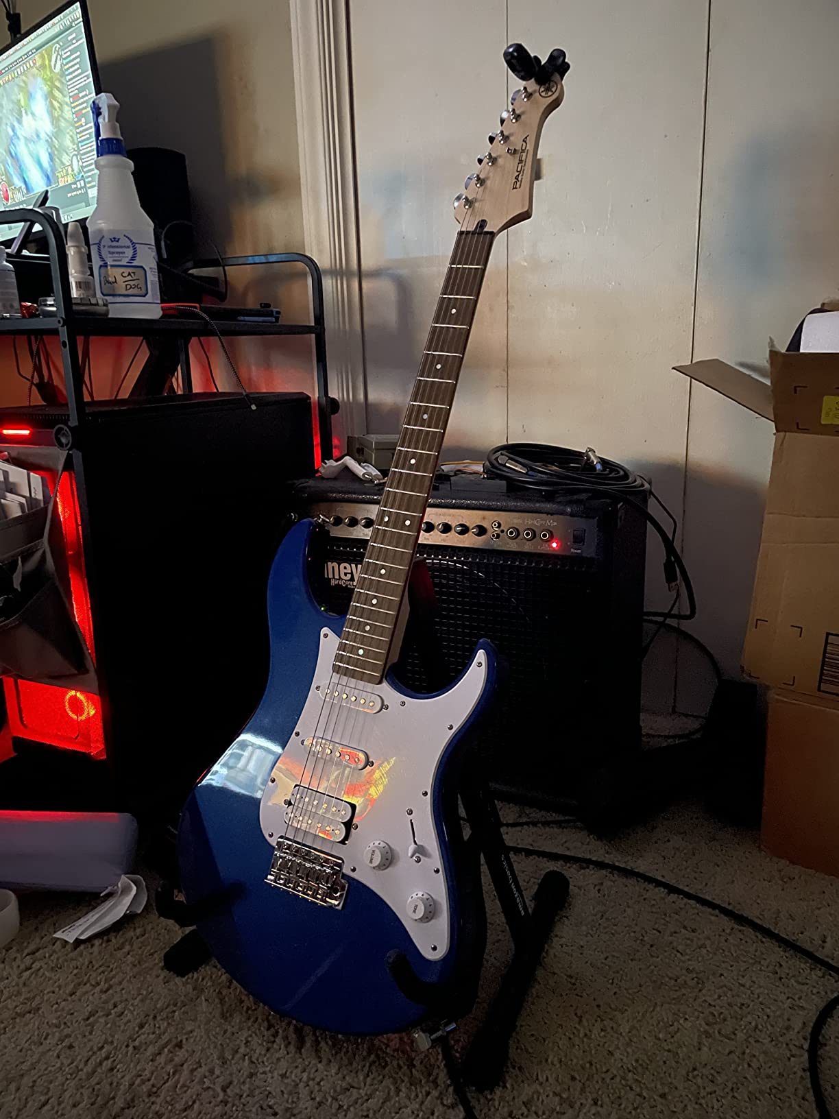 Yamaha Pacifica Series PAC12 Electric Guitar; Metallic Blue customer photo 1