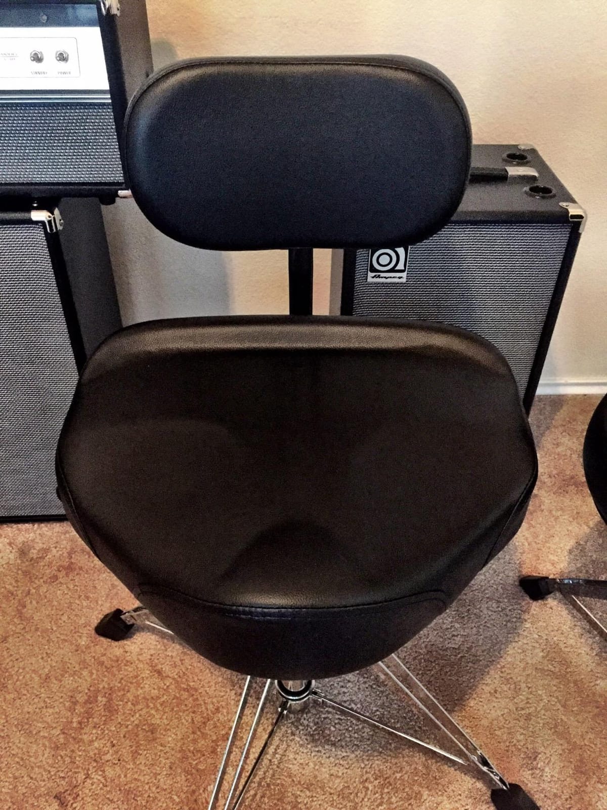DW Drum Workshop CP9120AL 9000 Series Heavy Duty Air-lift Throne w/ Tractor Seat customer photo 2