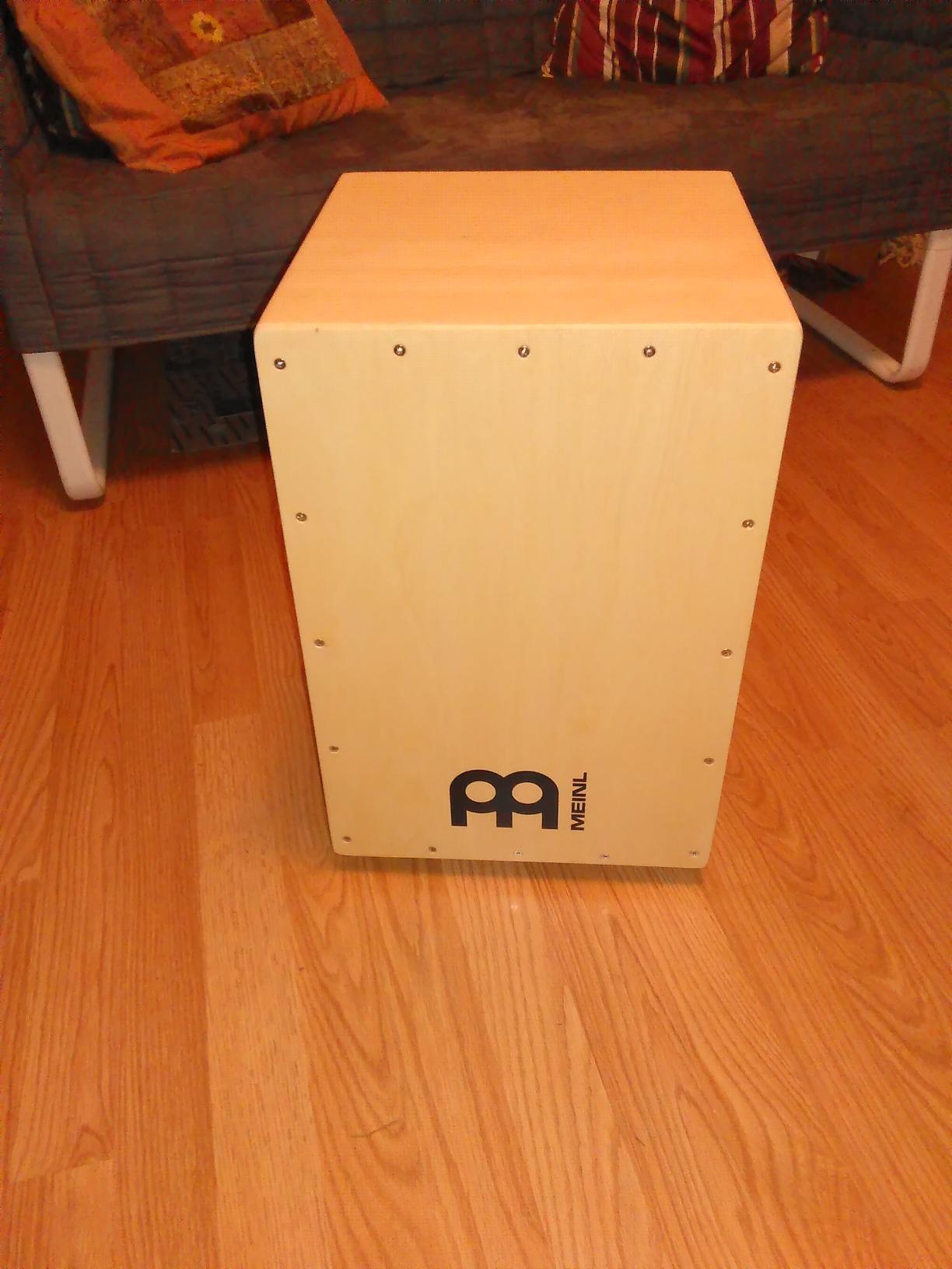 Meinl Percussion HCAJ1NT Headliner Series Wood String Cajon for Adjustable Snare Effect, Full Size (VIDEO) customer photo 1