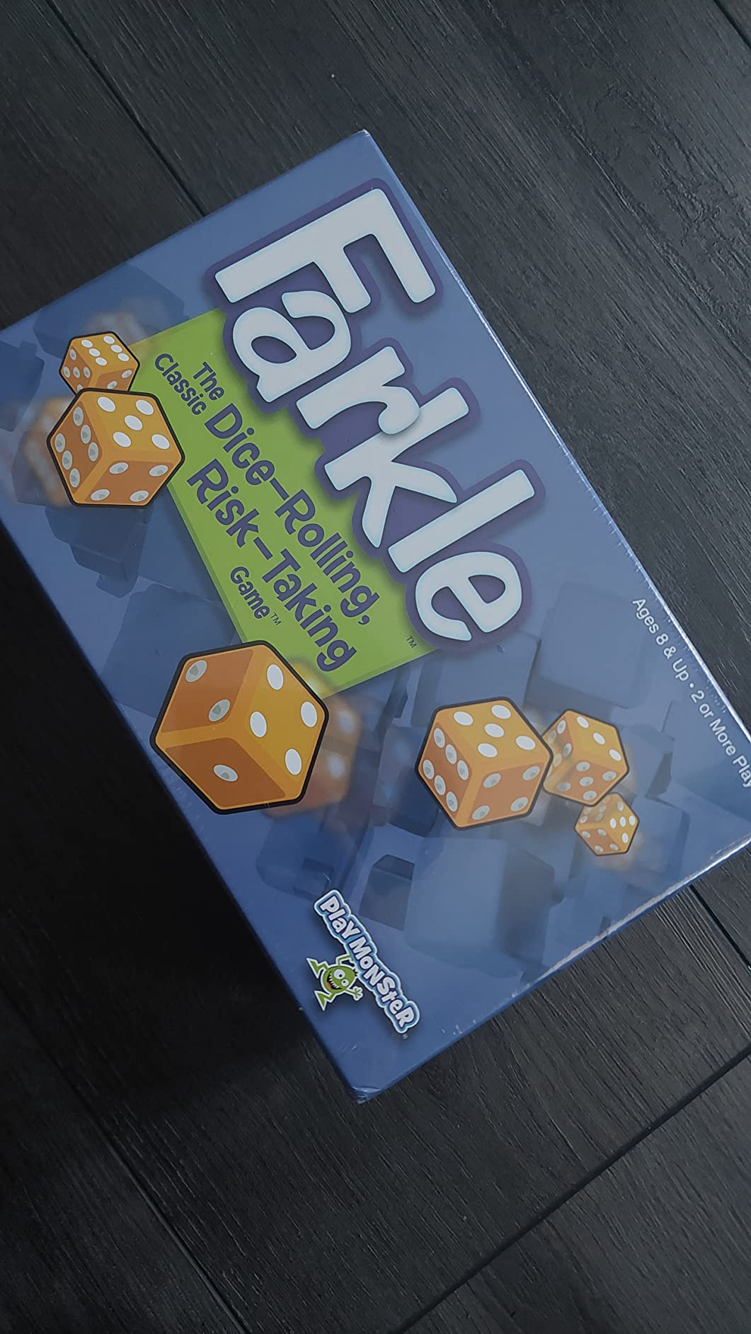 Farkle Dice Games for Kids, Dice Set, Score Sheets Inc, Family Game Night customer photo 2