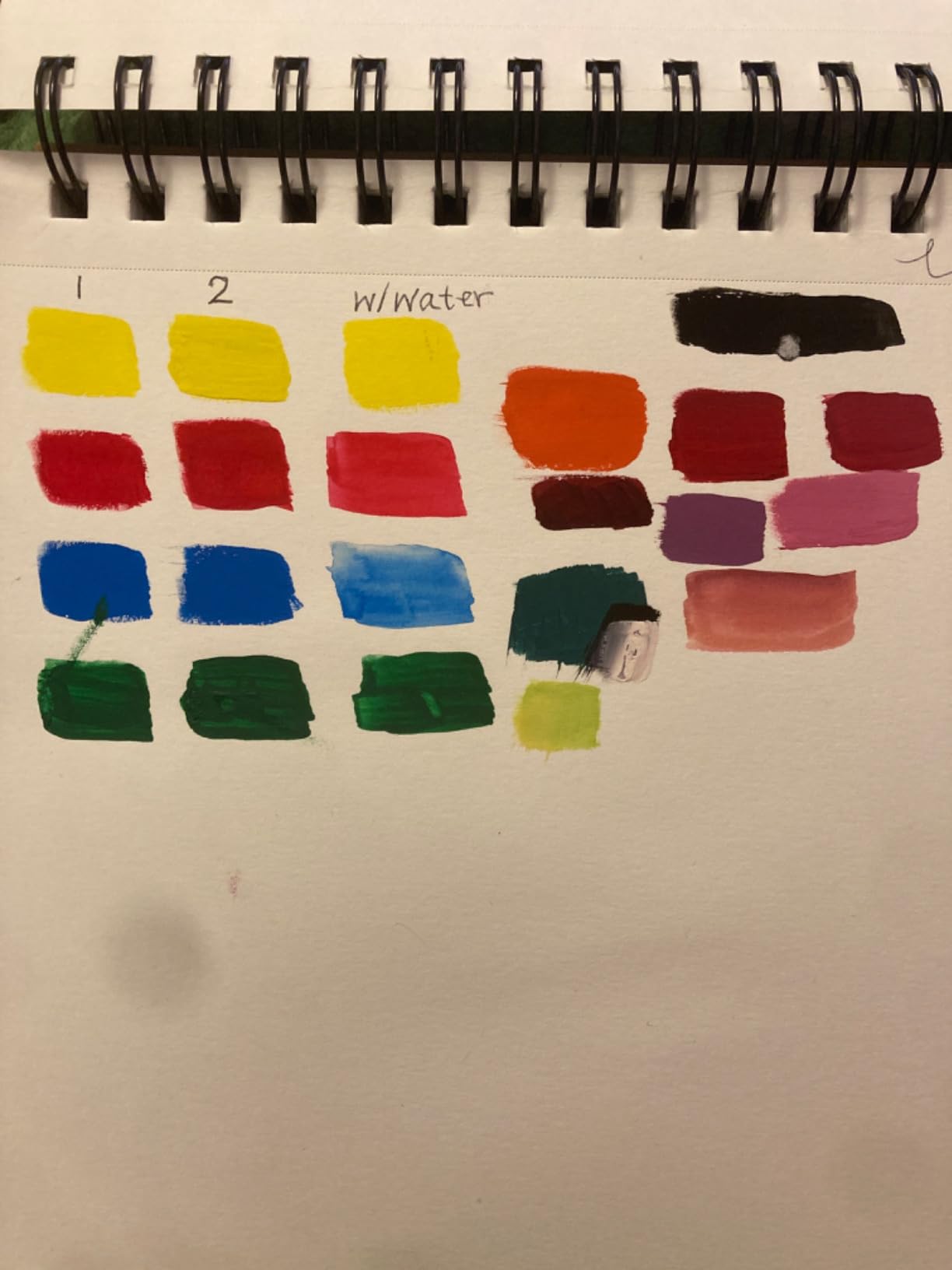 Winsor & Newton Designers' Gouache Introductory 10-Tube Paint Set, 14ml,Blue,green,ivory,white customer photo 2