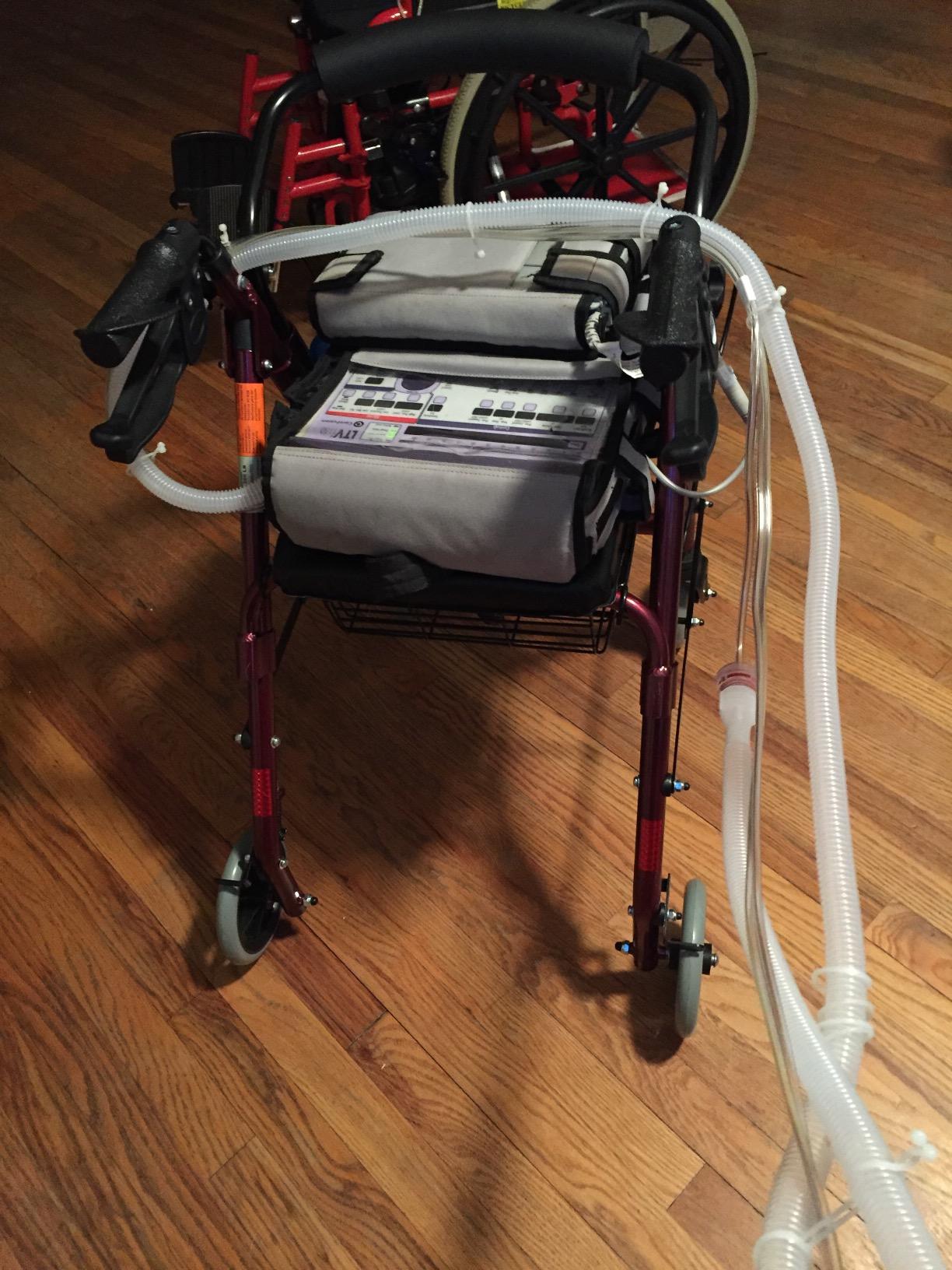 Lumex Walkabout Junior Rollator - Narrow Rolling Walker with Seat for Seniors & Small Spaces customer photo 1