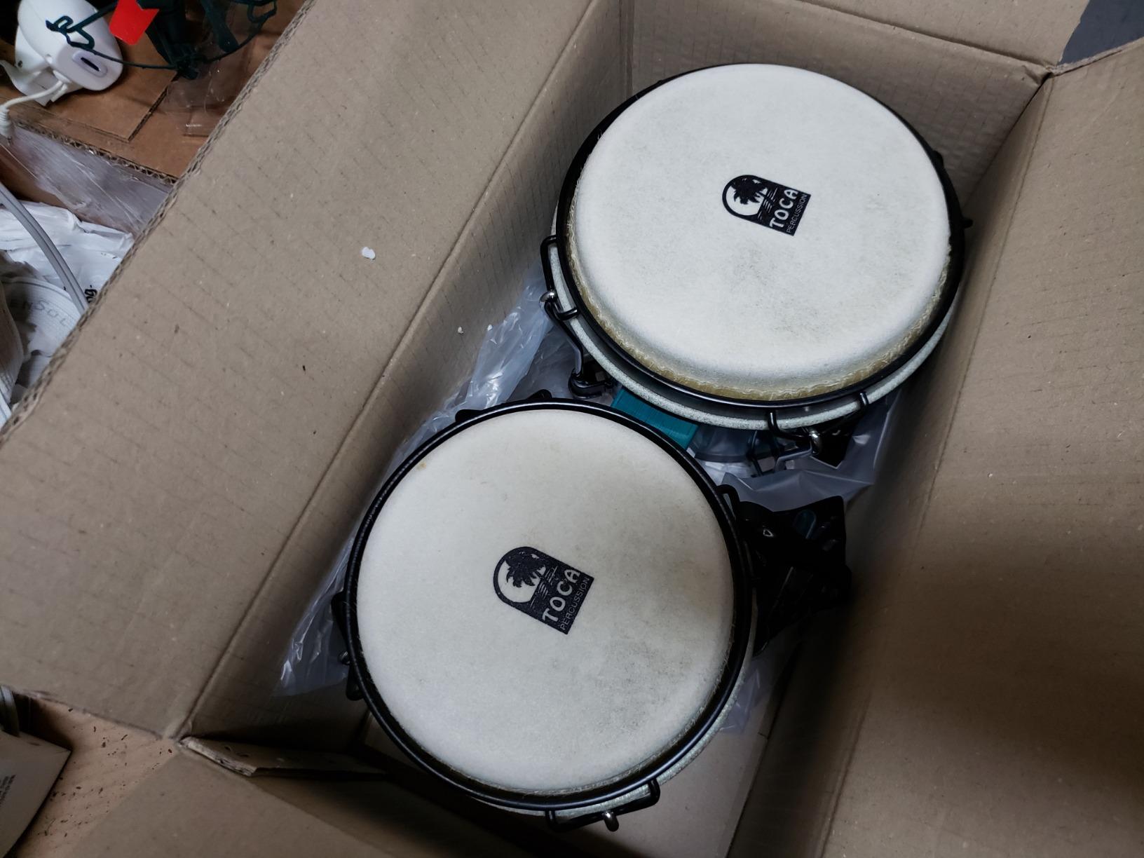 Toca Synergy Series Bongo Set Blue (Blue) customer photo 1