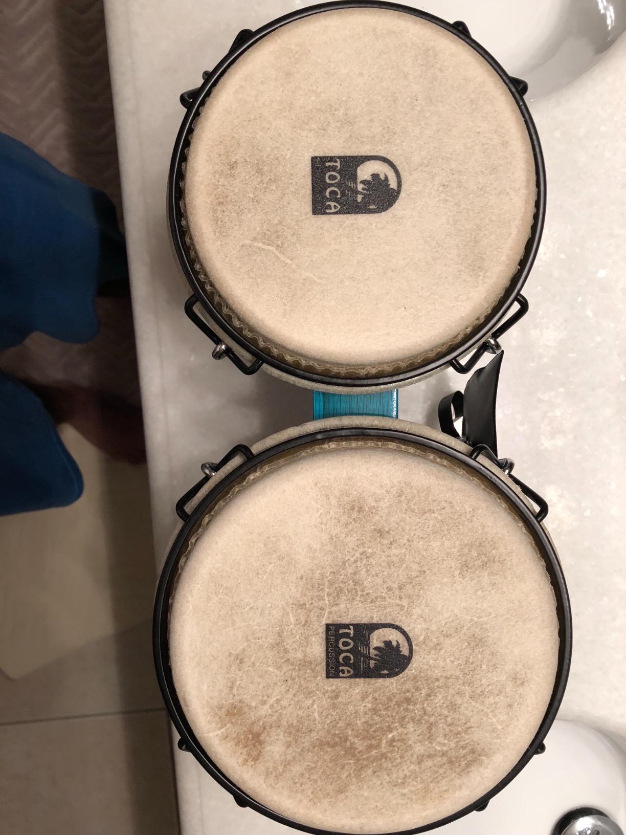 Toca Synergy Series Bongo Set Blue (Blue) customer photo 2