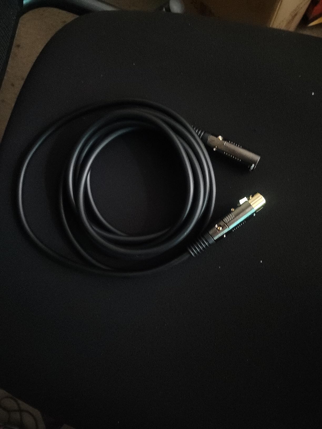 Monoprice XLR Male to XLR Female Cable - 15 Feet - Black, 16AWG, Gold Plated, Microphone & Interconnect - Stage Right Series customer photo 1