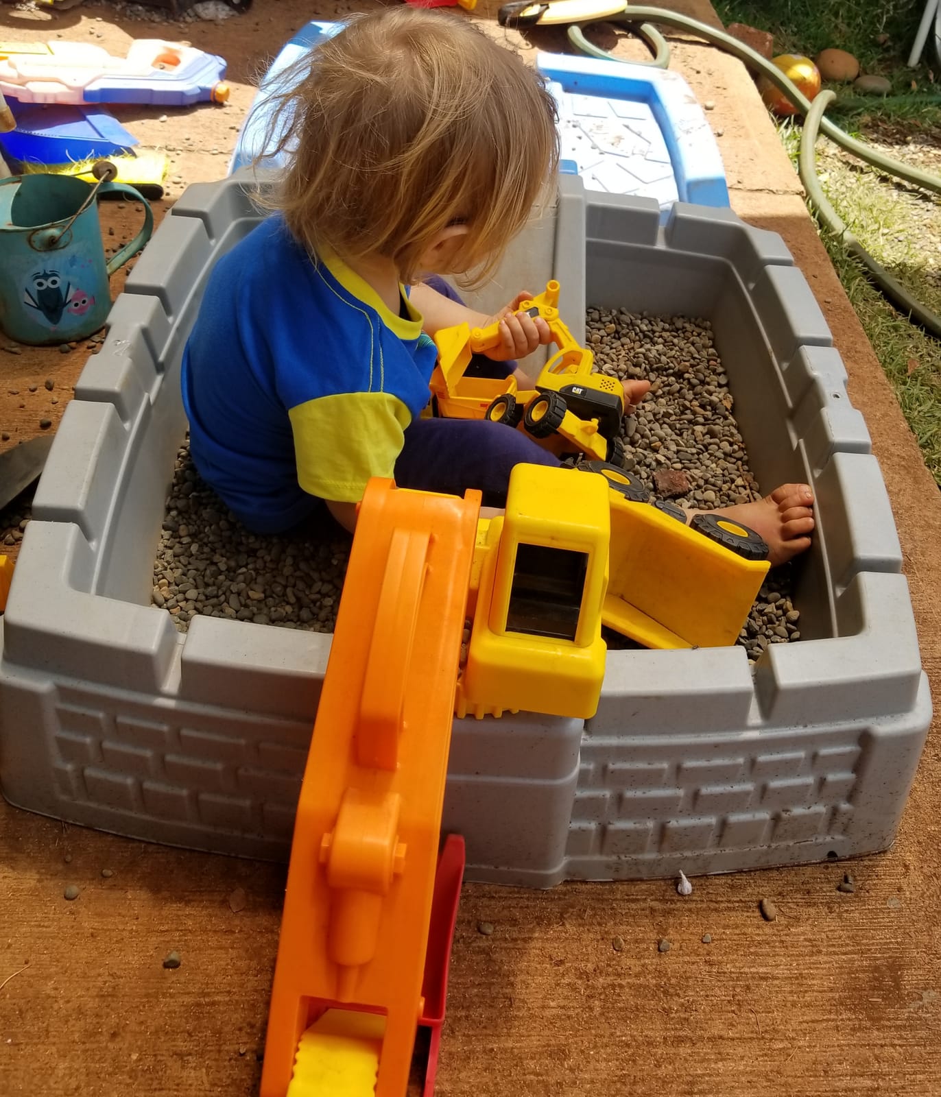 Little Tikes Big Digger Sandbox, White customer photo 2