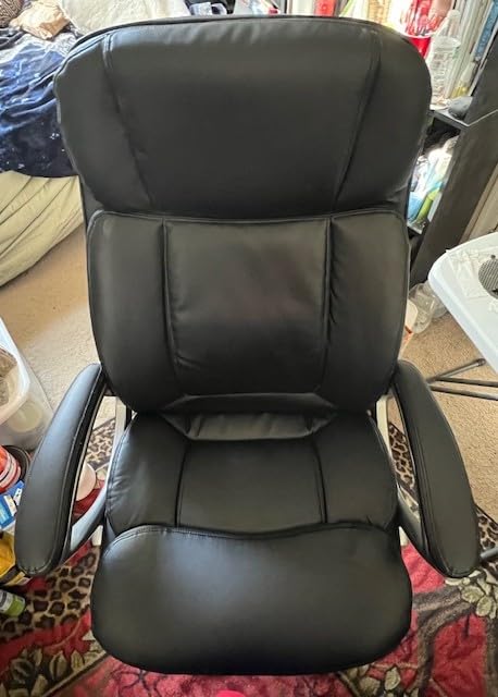 Serta Ergonomic Big and Tall Executive Office Chair Lumbar Support, Leather customer photo 2