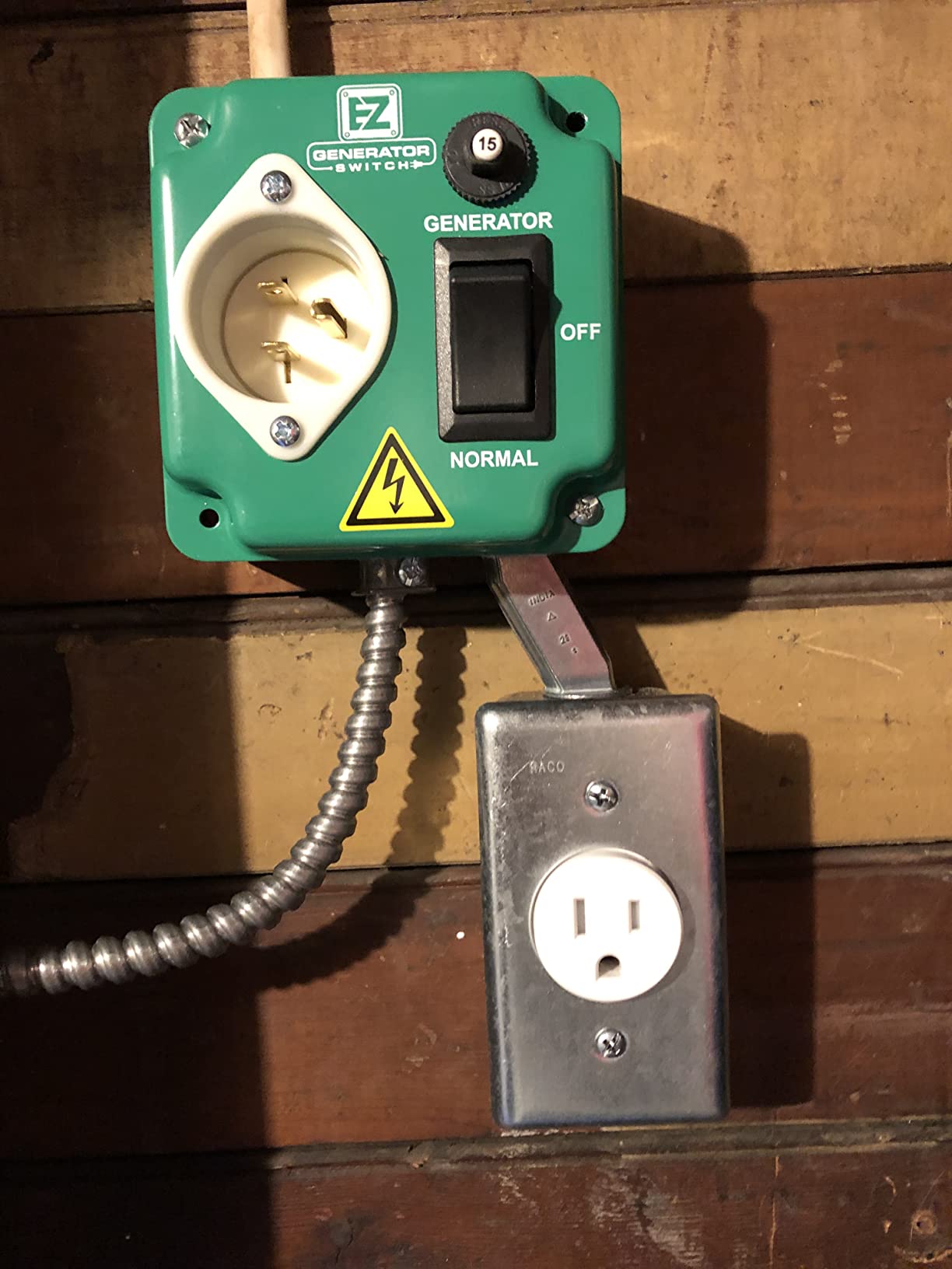 The Original, Patented, UL/CSA Approved Manual Transfer Switch - Made in the USA customer photo 1