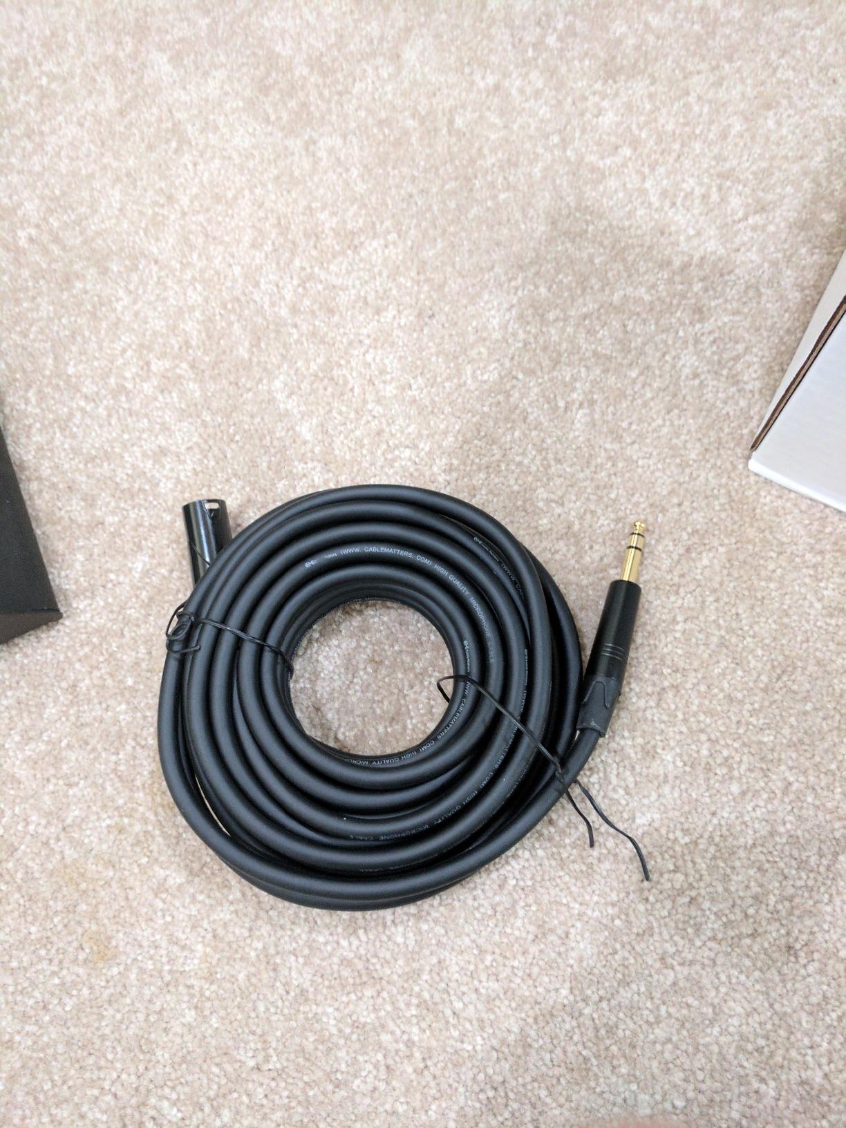 Cable Matters 6.35mm 1/4 Inch TRS to XLR Cable, Male to Male, 3ft customer photo 1