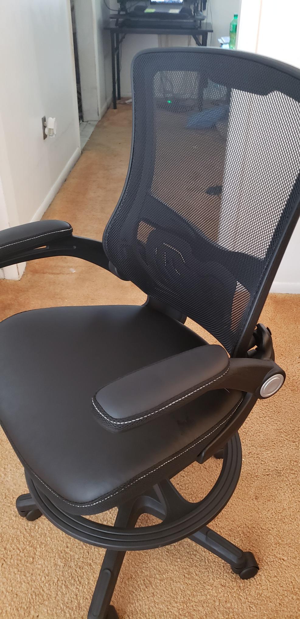 BestOffice | Tall Drafting Chair | Black | Ergonomic Office Chair customer photo 2